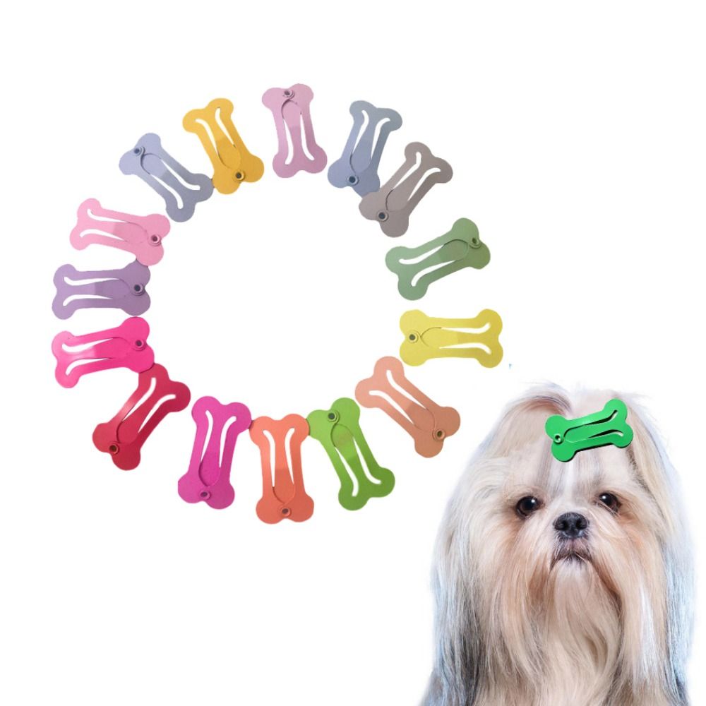 Mini Cute Decorative Candy Color Dog Hairpin Dog Hair Accessories Puppy Hairpin Cat Hair Clips