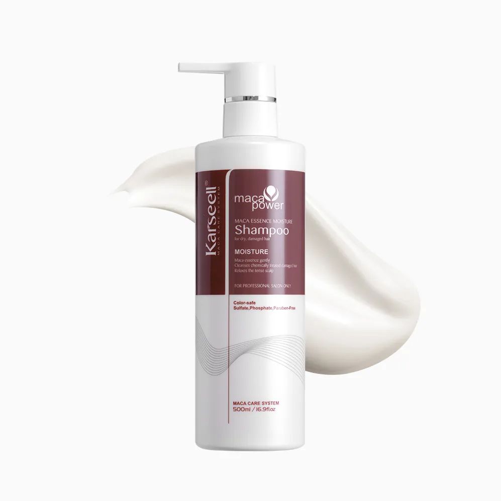 Karseell Argan Oil Shampoo Herbal Extract Moisturizing Deep Repair Smooth Shampoo for Dry and Damaged Hair 16.9OZ 500ML