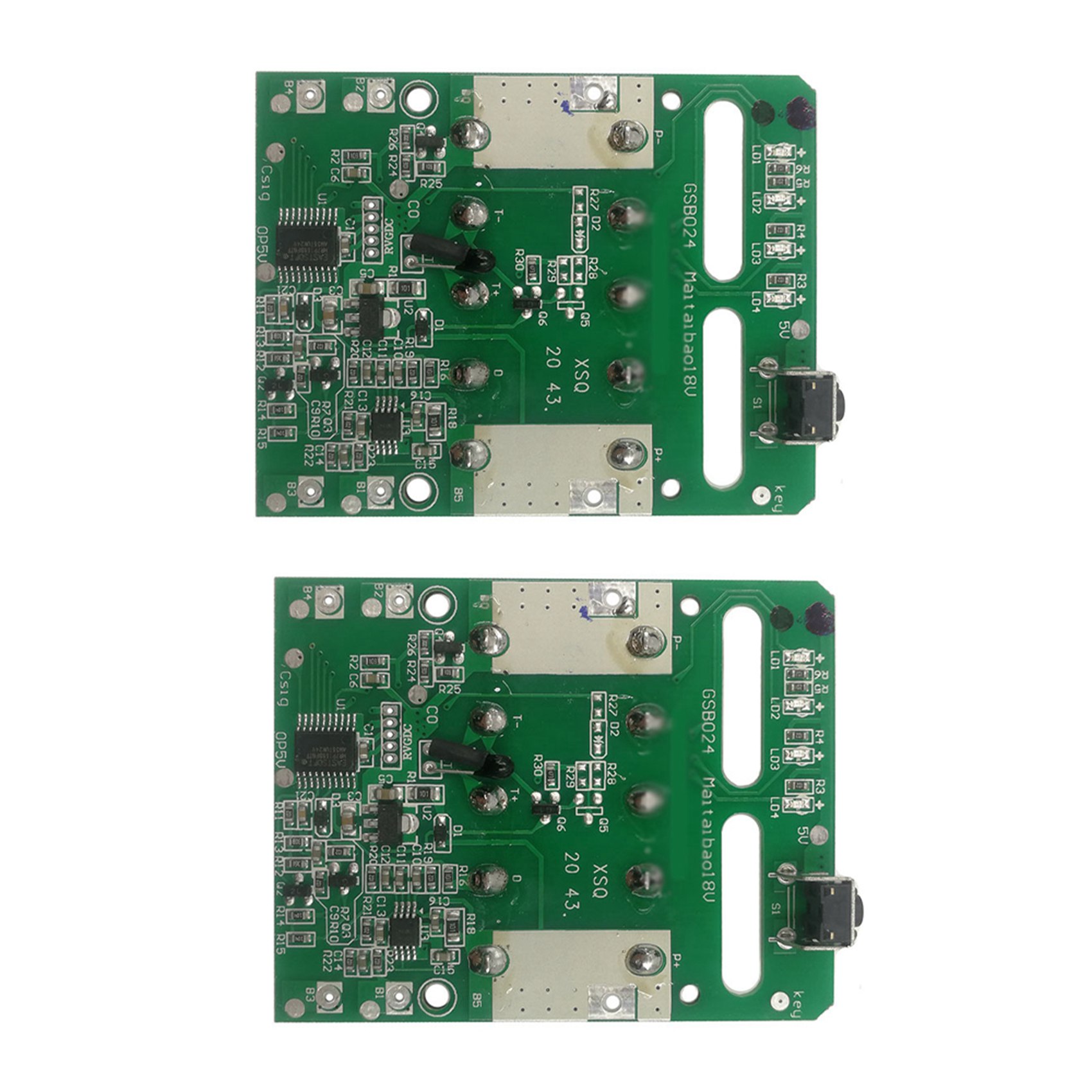 NCANRUI Charging Protection Circuit Board PCB Board for 18V Lithium Battery Rack(2 Pcs)