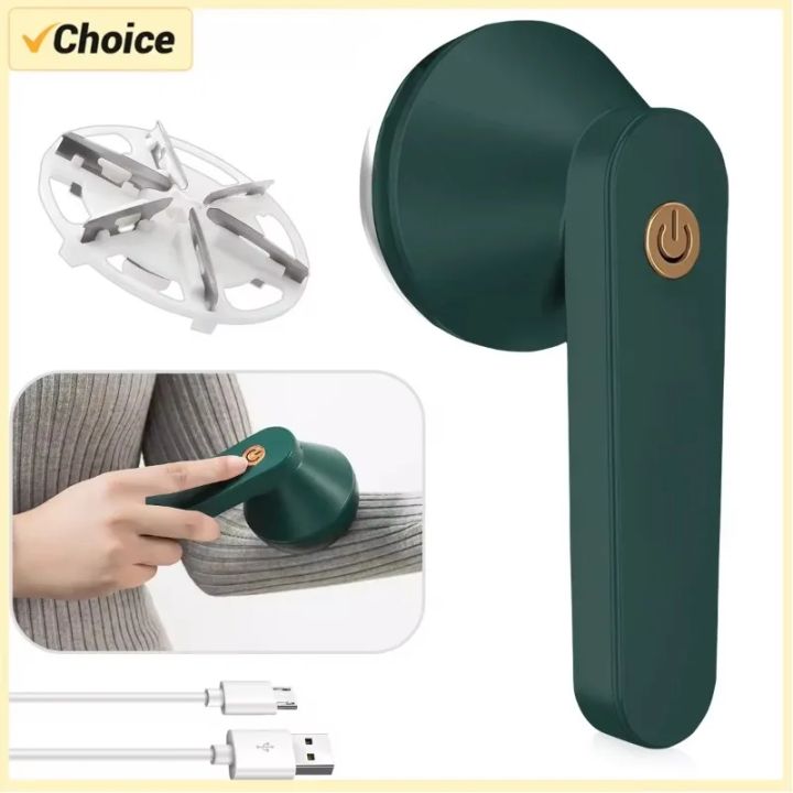 Hair Ball Trimmer Fabric Shaver Lint Remover Upgraded 6 Blade Design Fuzz Shaver Rechargeable