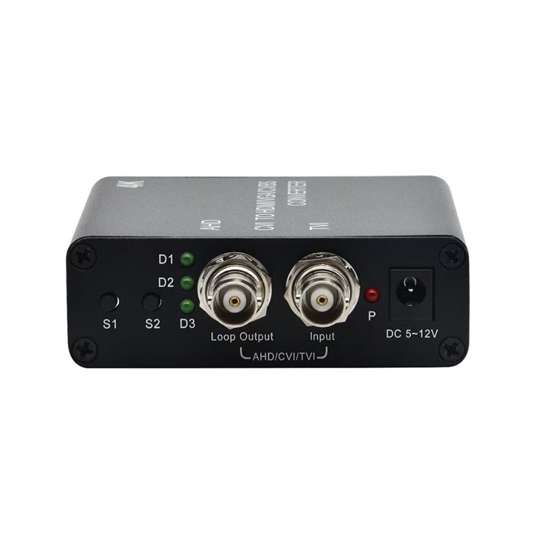 High-Resolution Video Converter 4K 2.0MP HD AHD/TVI CVI/CVBS to VGA/CVBS Monitoring Conversion Tool Compatible