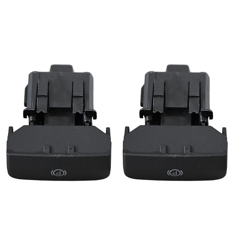 ARELENE 2X Car Electronic Handbrake Switch Parking Brake for 3008 470702 470703 470706 Matt Black