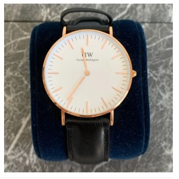 Fashionable Stick Index Men Watch PU Leather Strap Analog - Black/White