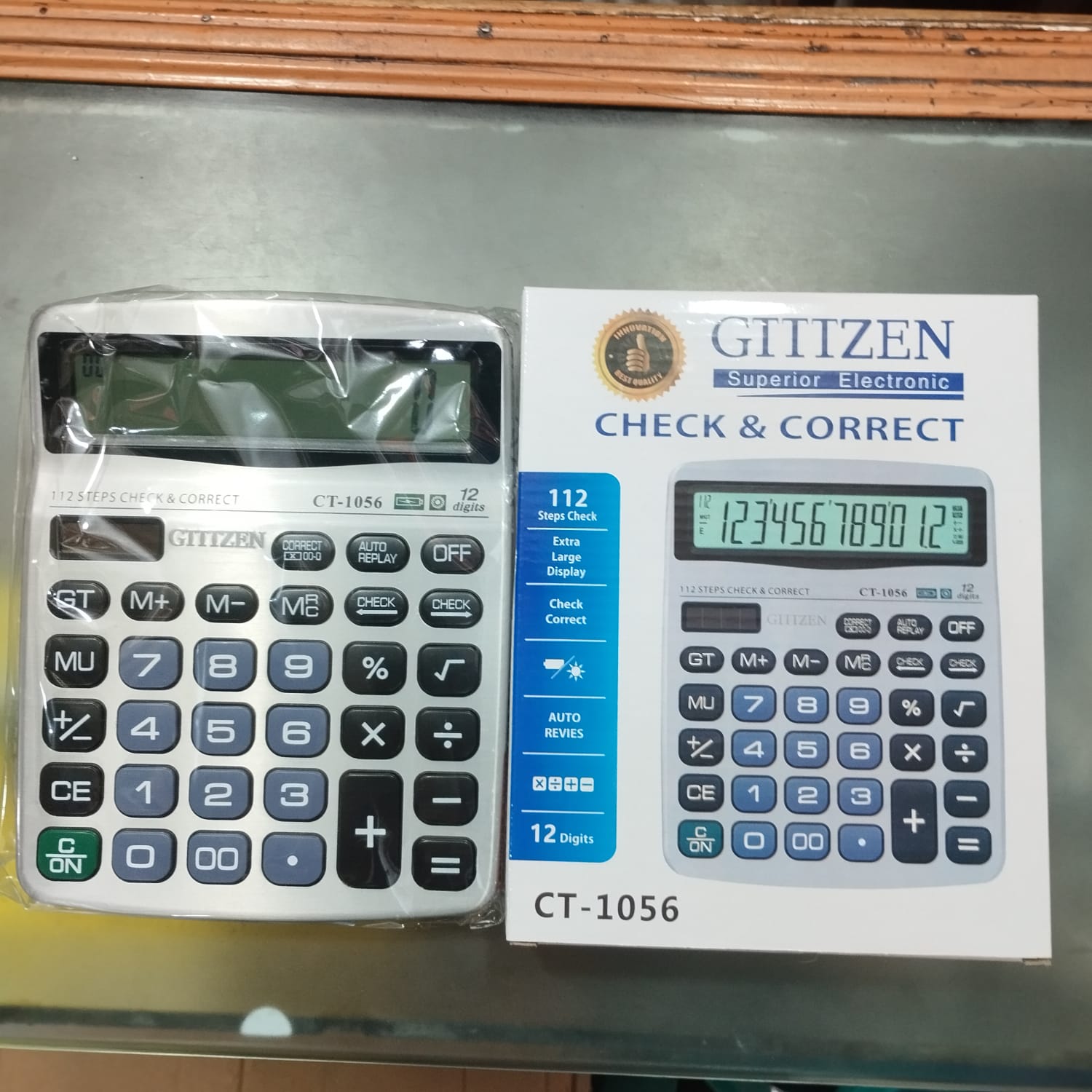 CT-1056 Calculator Check & Correct with 3 month warranty