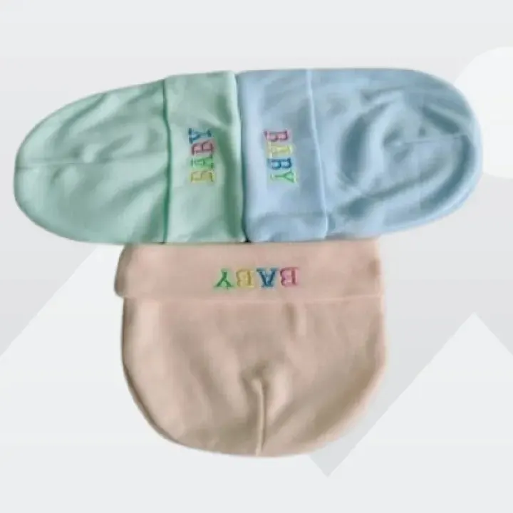 Combo of 3 Newborn Baby Sleep Cap Cotton Baby Hat (0-12 Months) Free Size