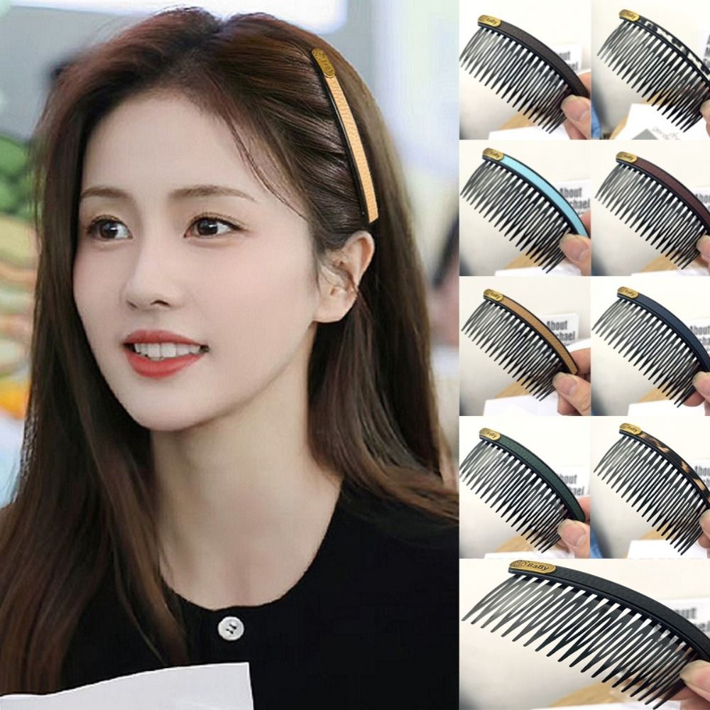 Cute U Shape Hair Styling Comb Bear Fixed Combs Hair Clip Inserted Comb Hair Styling Comb Lady