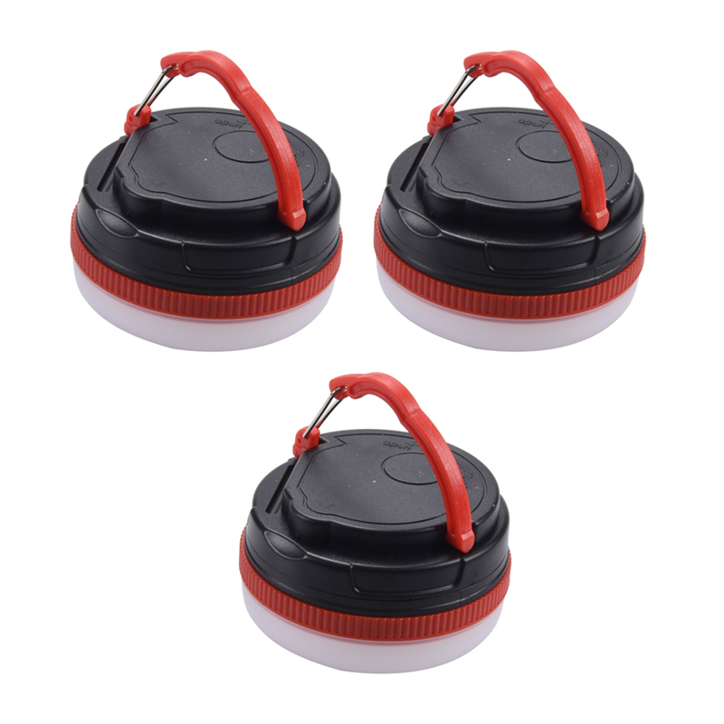 FORIDE 3X Portable Camping Lights LEDWaterproof Camping Lantern Waterproof Tents Lamp Outdoor Hiking Fishing Night Light