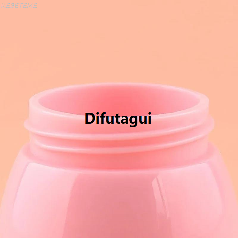 Difutagui 10g Mini Empty Jar Pots Cosmetic Makeup Inner Lid Face Cream Luxury Lip Balm Container Cute Mushroom Refillable Bottles