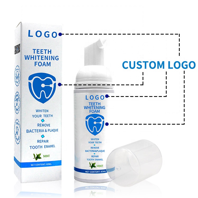 wholesale professional blank Private Label Kids Wash Tooth Teeth Cleaning Whitening Mousse/toothpaste/Foam