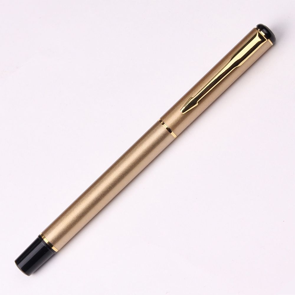 Portable Writing Tool Metal Color Gift School Office Supply Black Ink Stationery Roller Ball Pen Signing Pen Ballpoint Pen Orb Pen Business Signature Pen