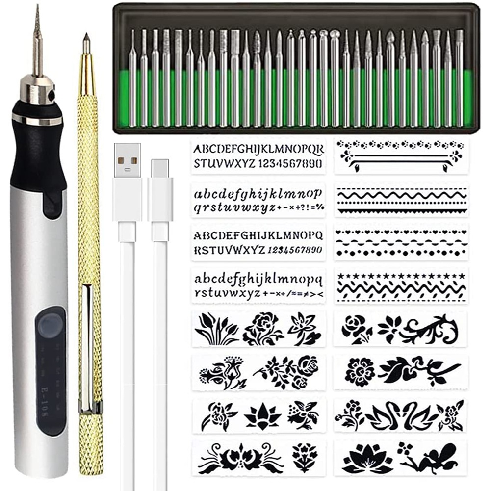 OUMERY Engraving Machines Mini Electric Engraver Pen Cordless Tools Engraved Jewelry Glass Stone Metal Plastic Wood Resin