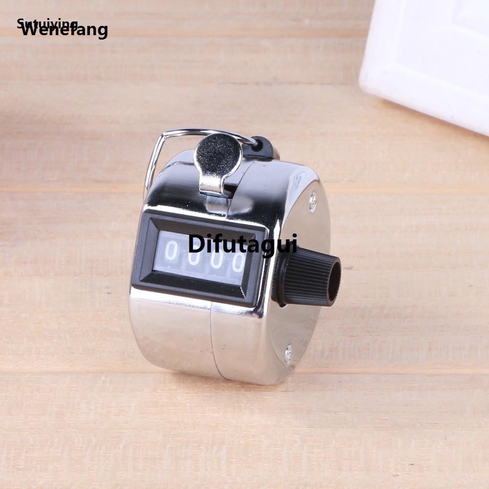 Difutagui Wenefang Sutuiying 4 Digit Number Hand Held Tally Counter Digital Golf Clicker New 【2025 Version】 Training Counting Counter Digit Mechanical Counter