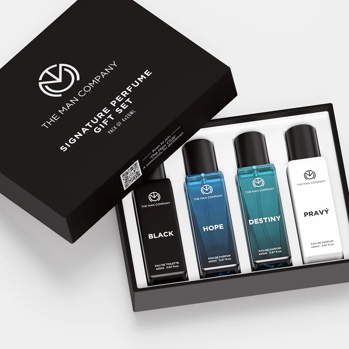 The Man Company Signature Perfume Gift Set | 4 x 20ml EDP