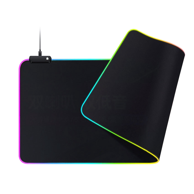 Gaming Mouse Pad Luminous Mouse Pad with Non-Slip Rubber Base Computer Keyboard Mouse Mat