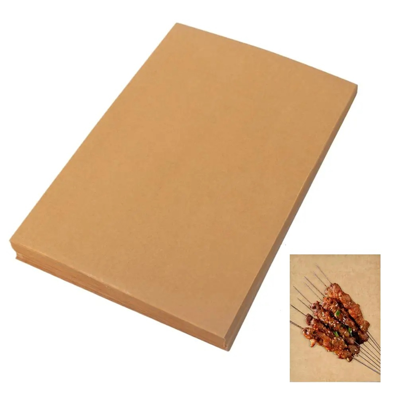 Parchment Paper Non-Stick Baking Sheets 100 Piece Pre-Cut Baking Parchment for Food Basket Air Fryer Bread Liners