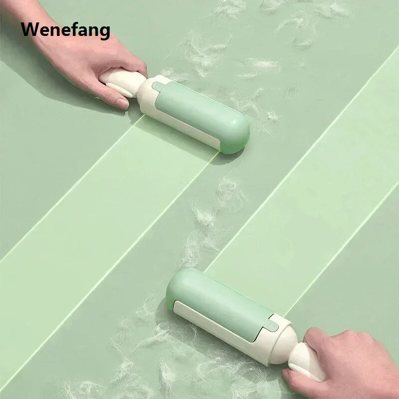 Wenefang transparent bag Hair Removal Device Cat Wool Brush Removes Pet Hairs Cat and Dog Fur Lint Remover for Clothing Clothes Electrostatic Brush From