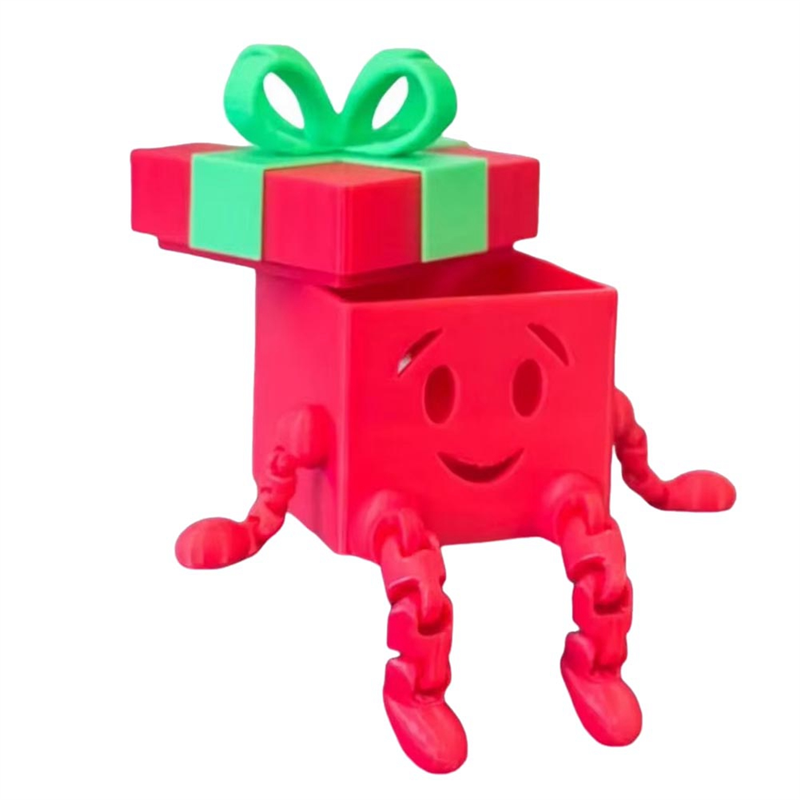 Desktop Movable Doll 3D Printing Christmas Decorations Holiday Gift A