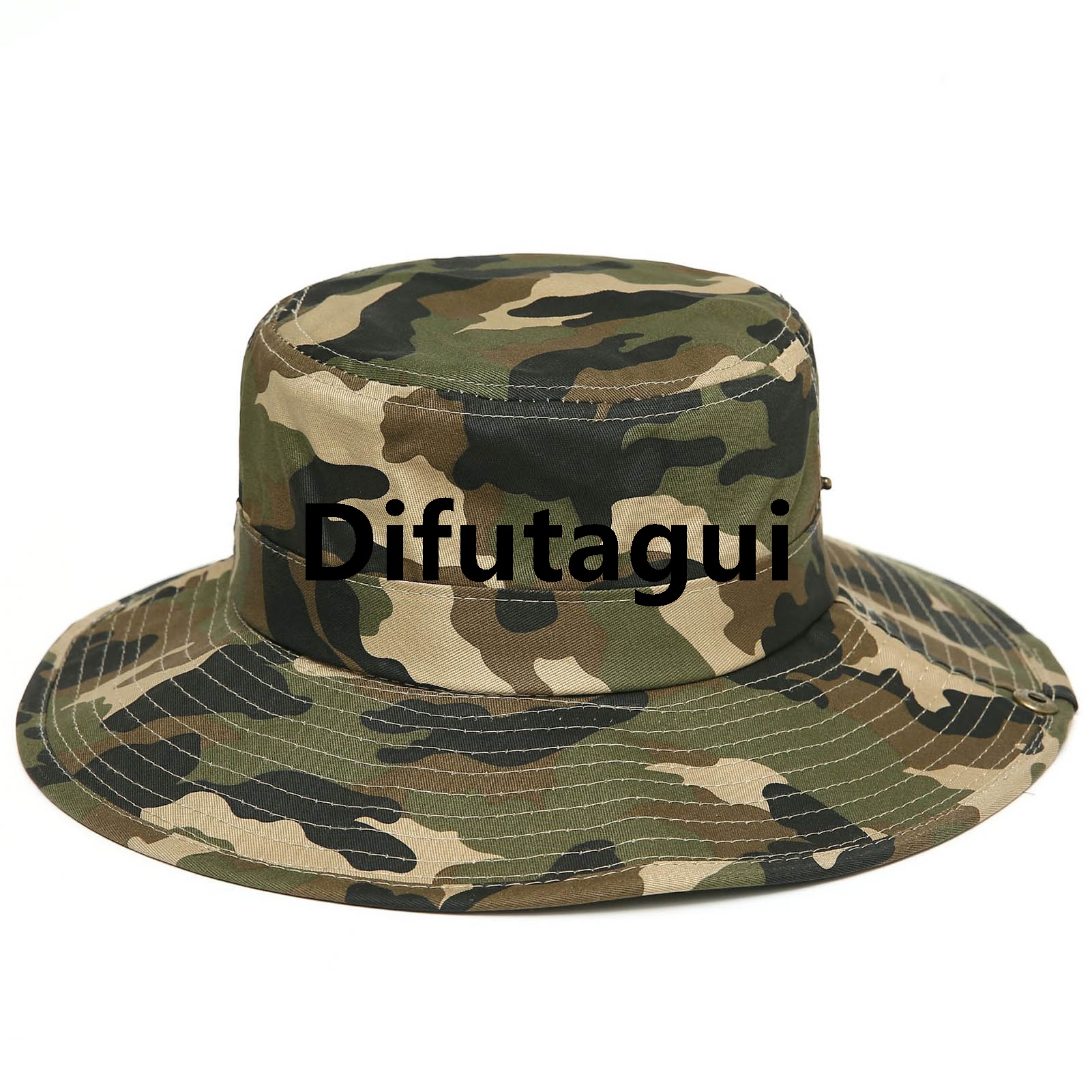 Difutagui 【Heartbeat Girl Store】(New) cap New sweat round edge bucket cap