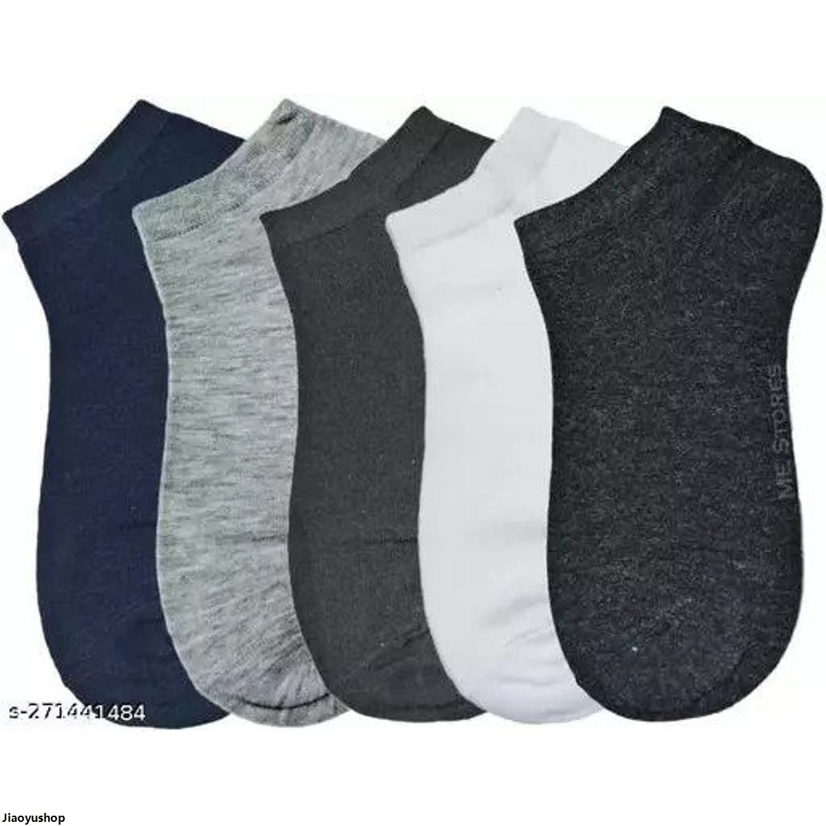 JiaoyushopNew pack of 12 pairs- men cotton ankle socks short socks, high recommended, attractive quality, best product, pure cotton short socks and also half leg cotton socks also available (SOCKS) 2025 New