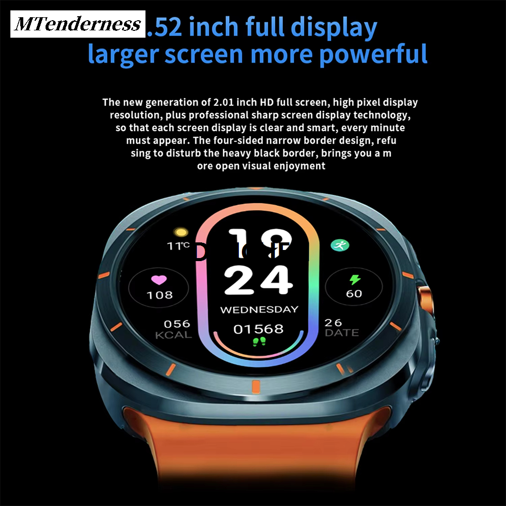 DISICHEN MTenderness Gift Watch Smart Men Women AMOLED Inch Assistant Voice Call Bluetooth 2025 New Ultra7 New KESHUYOU Watch Heart Rate Monitor 1.52 Screen Fashion