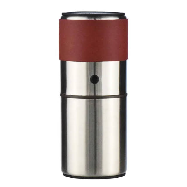 Portable Travel Coffee Grinder Folding handle Stainless Steel Percolator Filter Home Office Hand Cranked Grinder Portable Adjustable Coarseness