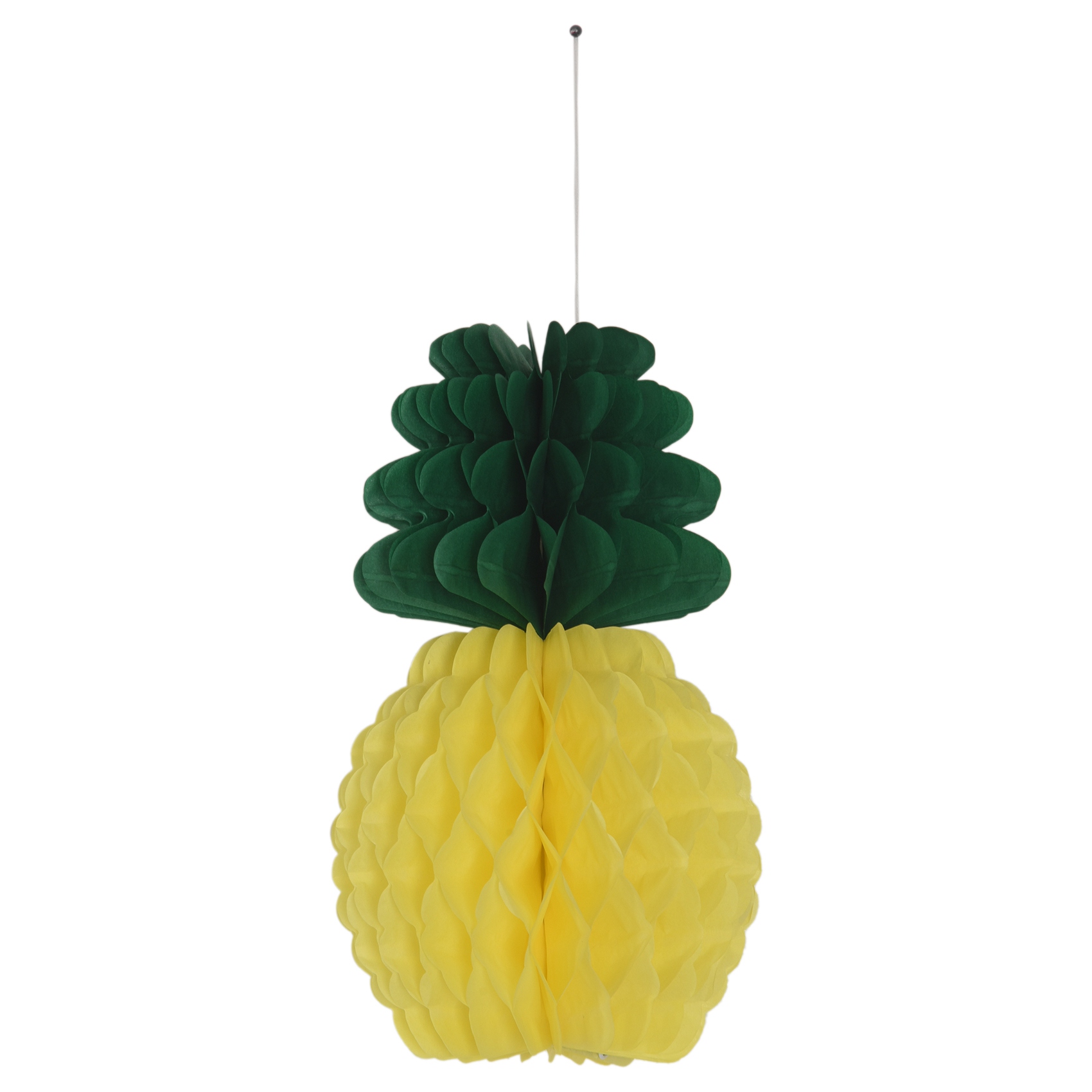 NAMUNY 12 Pack Pineapple Honeycomb Centerpieces Tissue Paper Pineapple 8 Inch Supplies Table Hanging Decoration Hawaiian Luau Birthday Wedding Home Favor
