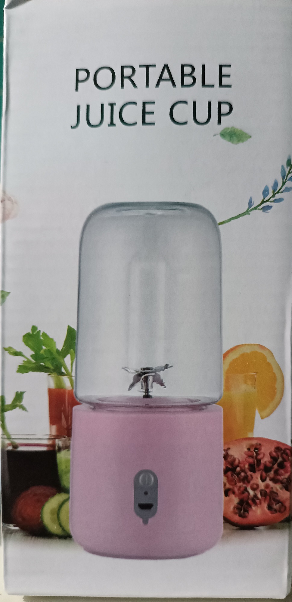 Portable Juice Cup Of 400ML With 4 Blade