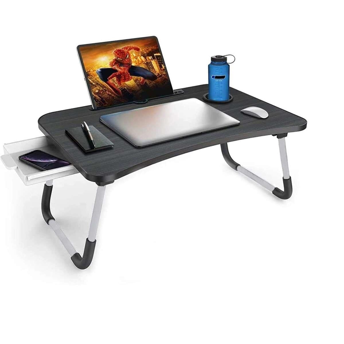 Drawer Foldable Computer Side Table Laptop Desk Adjustable Computer/Laptop Study Table