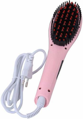 Straightener Black/Red Hair Straightener Brush - (Sj-007)