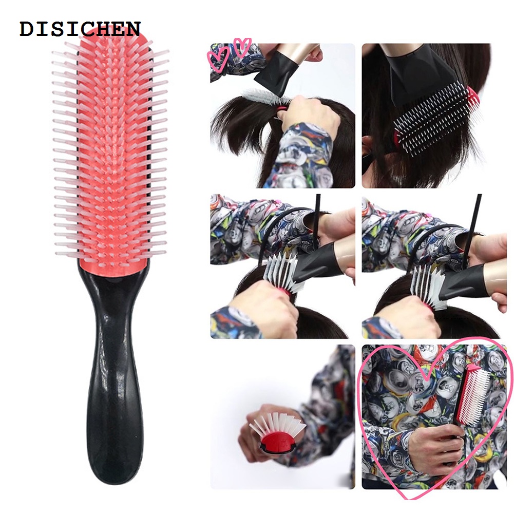 DISICHEN Affordable Hair Brush Scalp Massage Comb Hairbrush Women Wet Curly Detangle Hair Brush for Salon Hairdressing Styling Tools