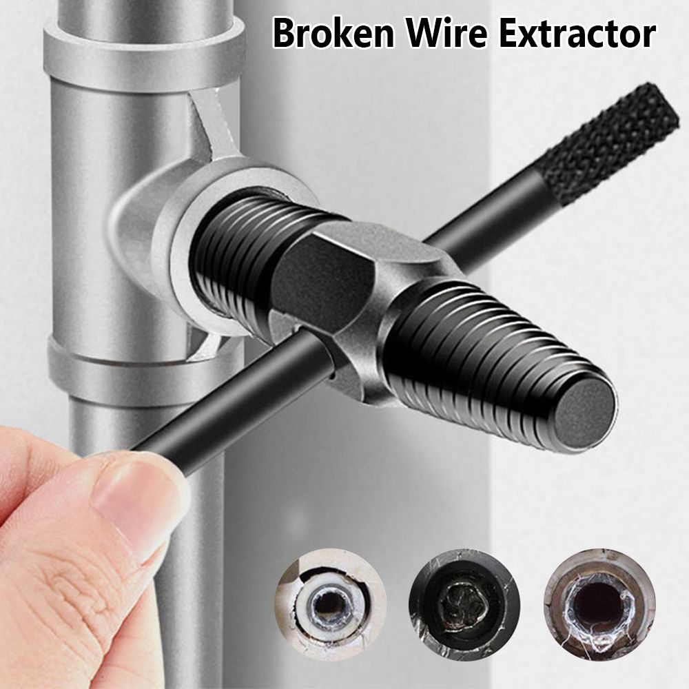 Multifunctional 6 inch And 4 inch Tap Faucet Pipe Bolt Remover Double Head Damaged Screw Broken Wire Extractor By DD