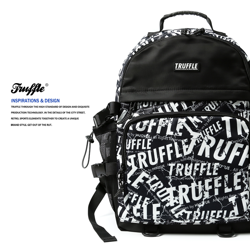 TRUFFLE Waterproof Soft Backpack With 16" Laptop Storage Capacity For Unisex T2277