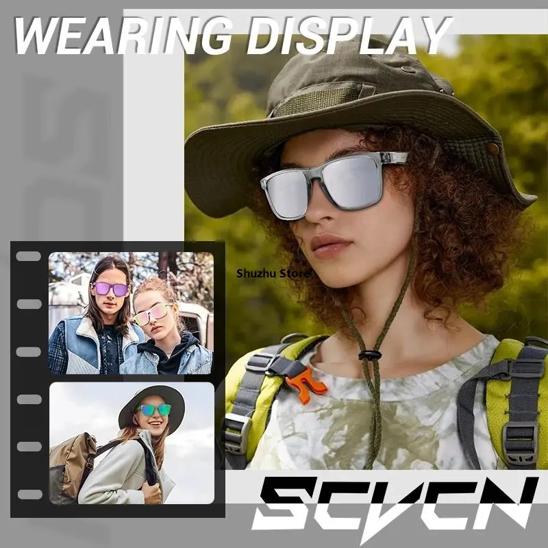 Linman Shuzhu StoreBargain price SCVCN Polarized Sunglasses UV400 Fishing GlasseBargain price s Outdoor Sports Road Drving Goggles for Men Women Bicycle Cycling Glasses