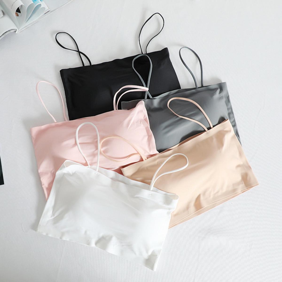 Silk Tube Bra - 01 Piece ( Color may Vary ) - Free Size Silk Tube Bra