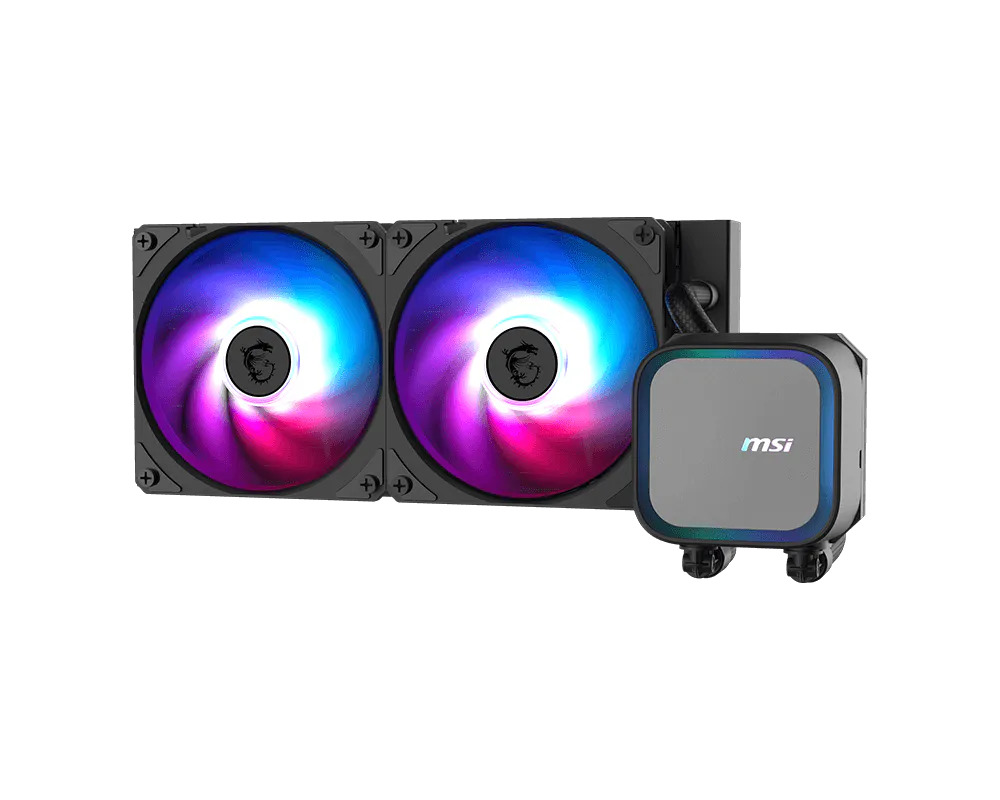 MSI Air Cooler MAG CORERFROZR AA13 (ARGB FAN, 4 Copper Heatsink Pipes, Support: Intel and AMD)
