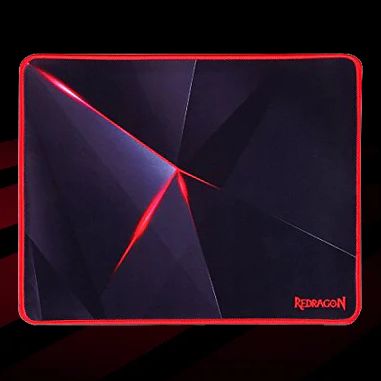 Redragon P012 Mouse Pad with Stitched Edges, Premium-Textured, Non-Slip for Laptop, Computer & PC