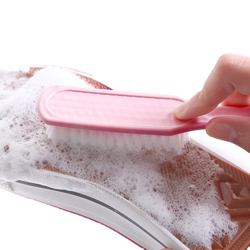 Shoes Sneaker Cleaning Small Brush. Household Cleaning Brush. Bathroom Floor Brush. Laundry Brush. 1 PC. Color May Vary
