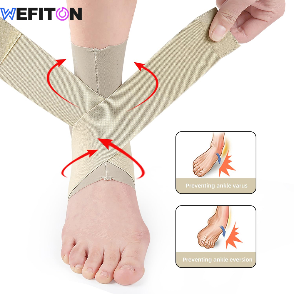 Luxury 1PC Ankle Brace With Adjustable Compression Support Strap for Achilles,Joint Pain Relief.Ankle Wrap for Women Men,Sprained Ankle