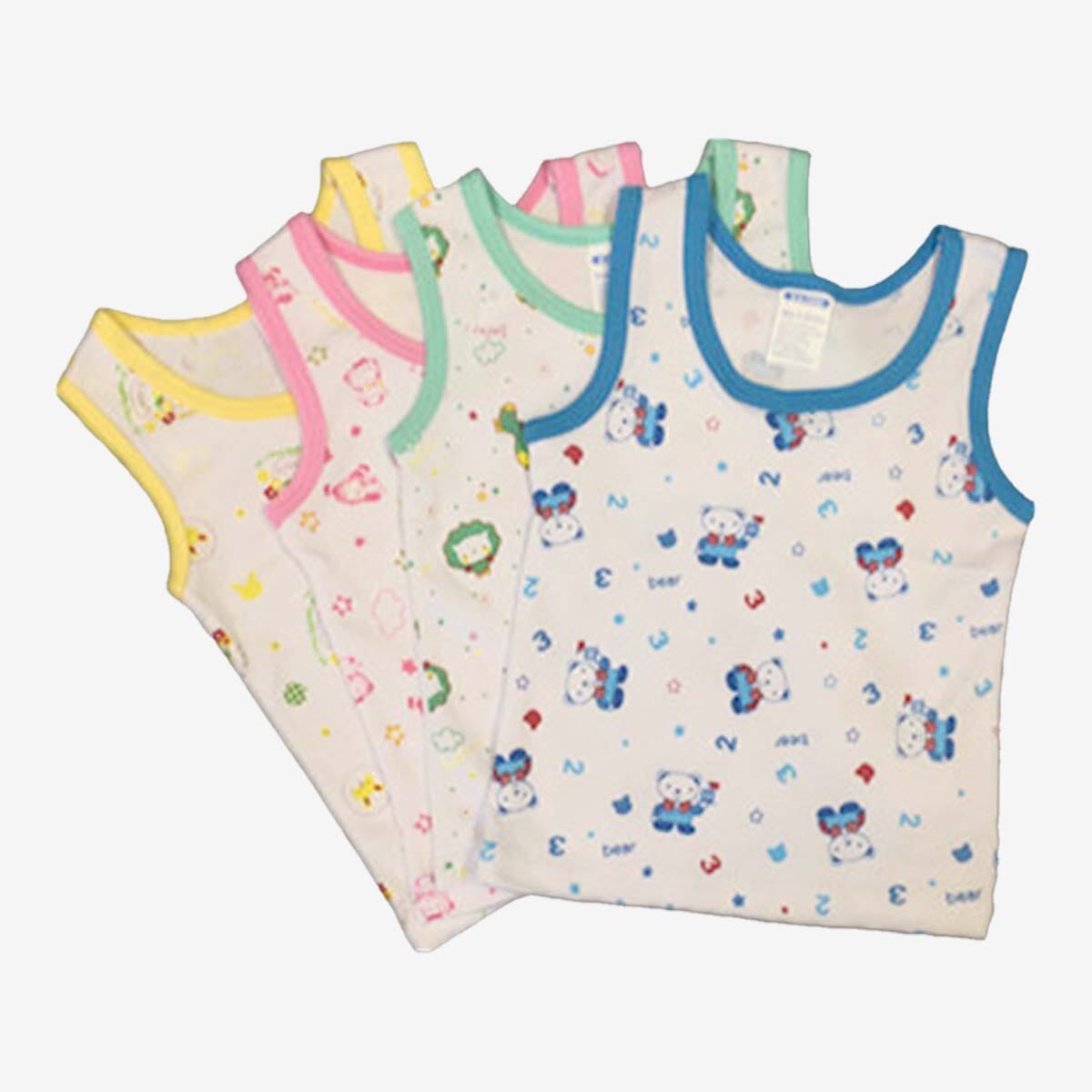 First Cry-pack of 3 Cotton Inner Vest For Babies