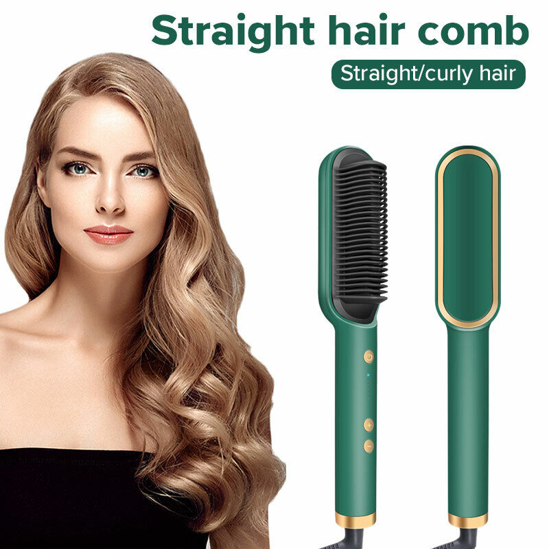 Professional Anti Scald Hair Straightener Brush