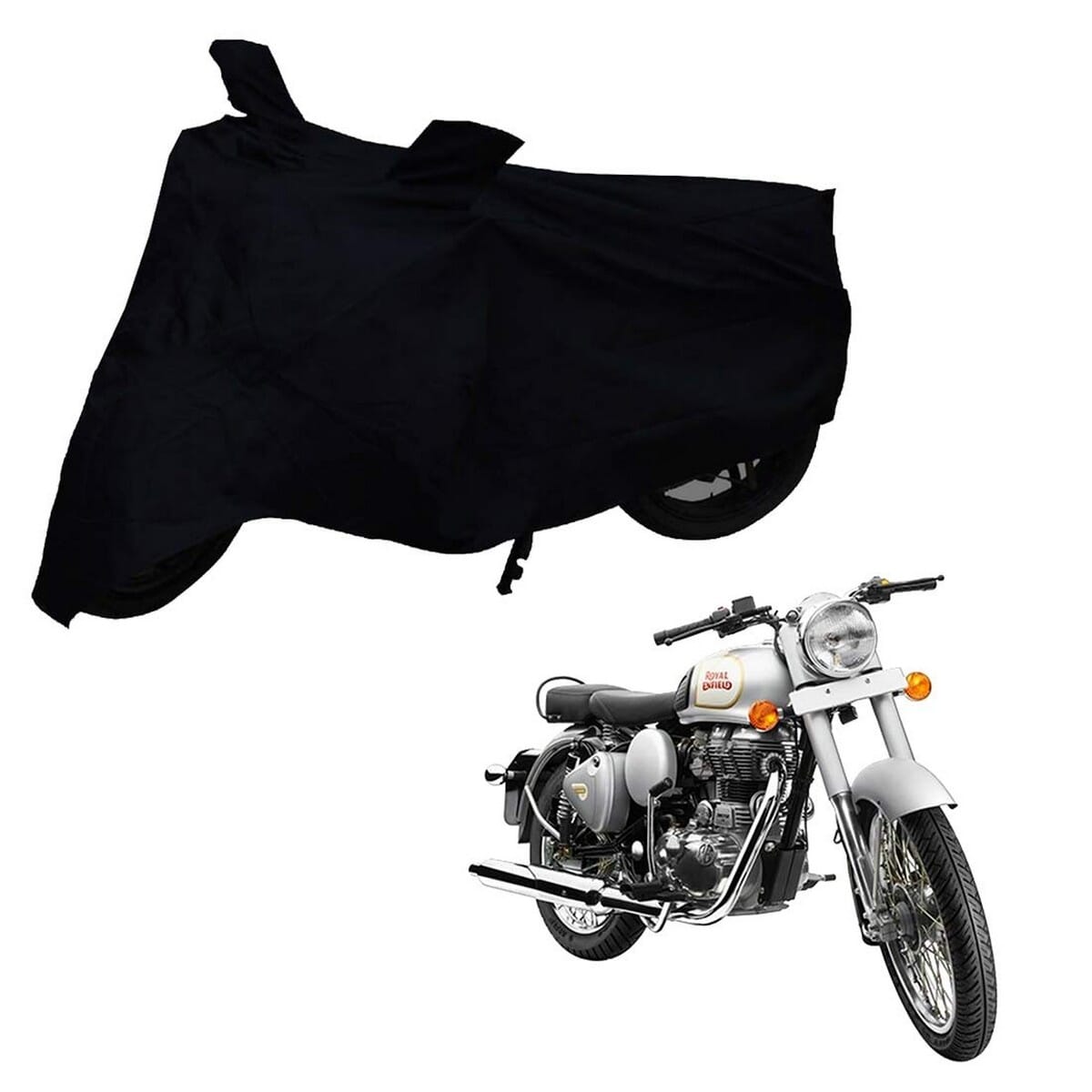 Premium Quality Bike Cover for Royal Enfield Classic 350 (Black)