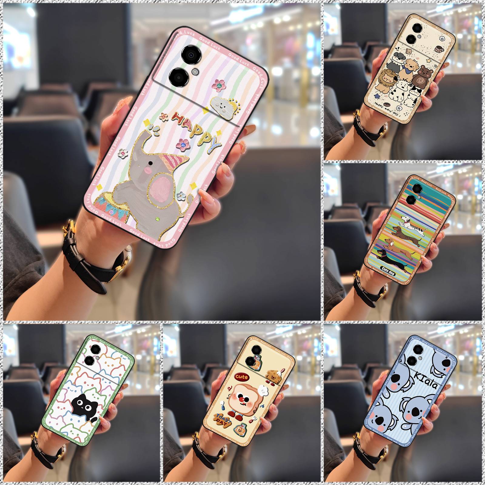 Silicone Soft case Phone Case For Xiaomi POCO M4 5G/Redmi Note11R 5G Cute Waterproof Protective Graffiti Anti-knock TPU