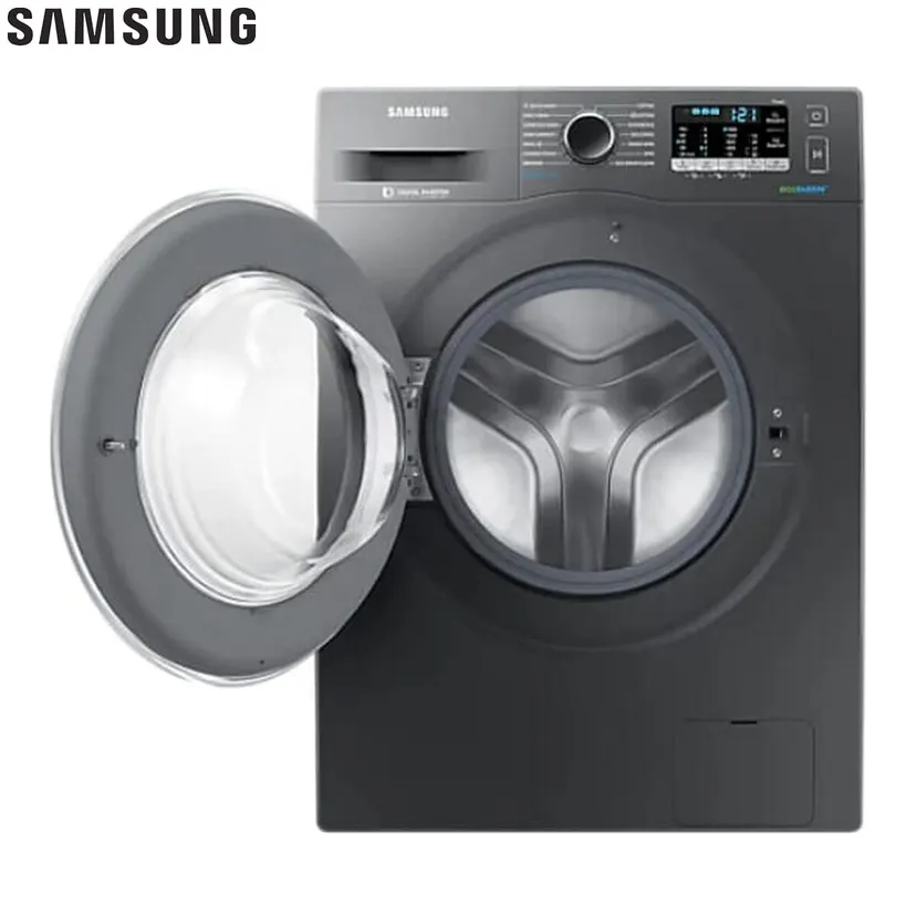Samsung Silver Front load with Hygiene Steam Washing Machine 8 kg (WW81J54EOlW/TL)