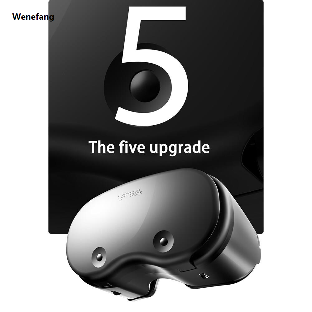 Wenefang Professional 3D VR Headset for 5-7 inch Smart Phone Video Game Binoculars with Controllers