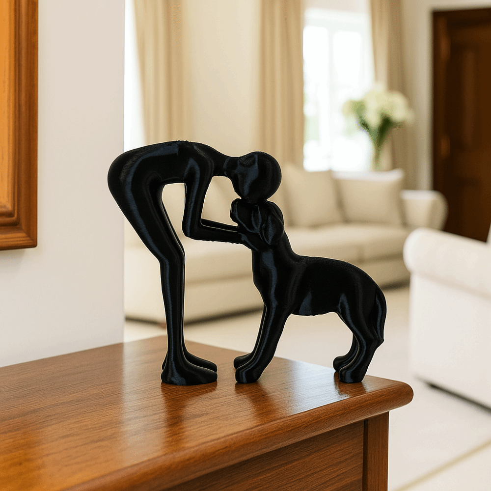 New Black Pet Commemorative Statues Elegant Warm Small Ornaments Simple Home Decoration Crafts Home Room
