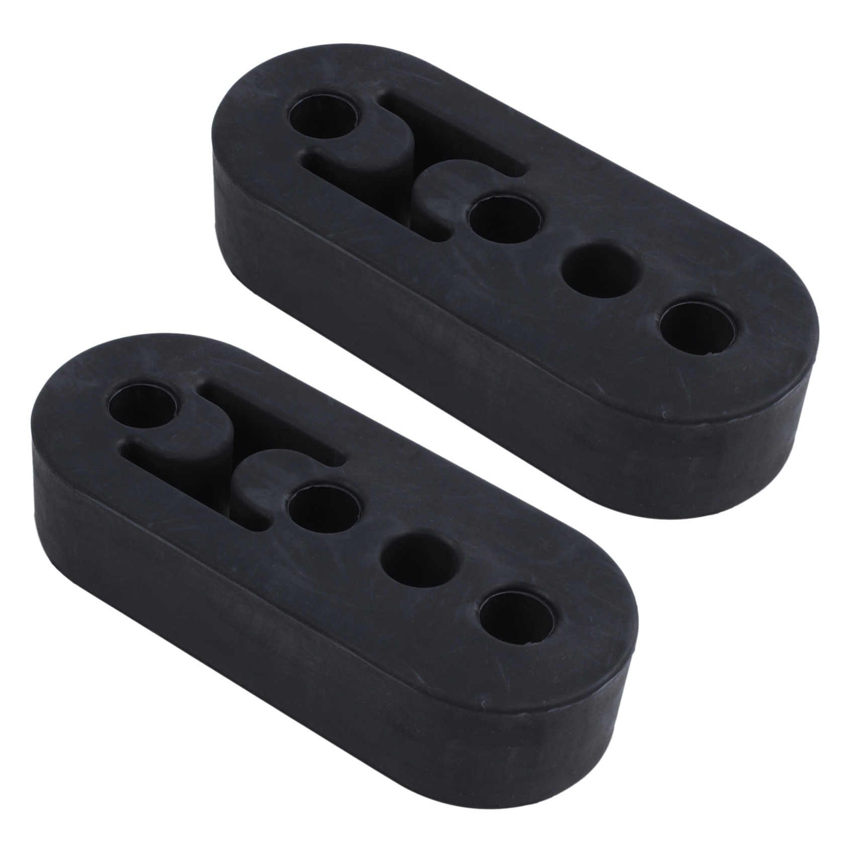 NAMUNY 2X Universal Black Rubber Car Exhaust Hanger Bushing