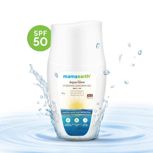 Mamamearth Aqua Glow Hydrating Sunscreen Gel 50gm