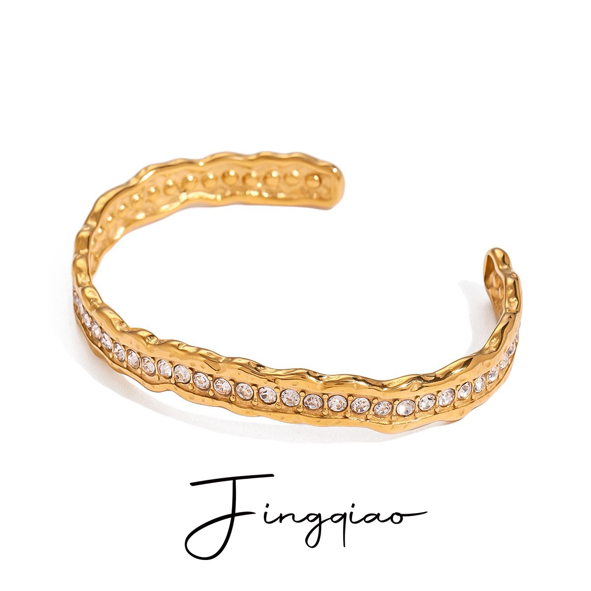 Sale】Jingqiao Stainless Steel Bracelet High-end Ins Steel Jewelry No Falling Jewelry Bracelet for Women