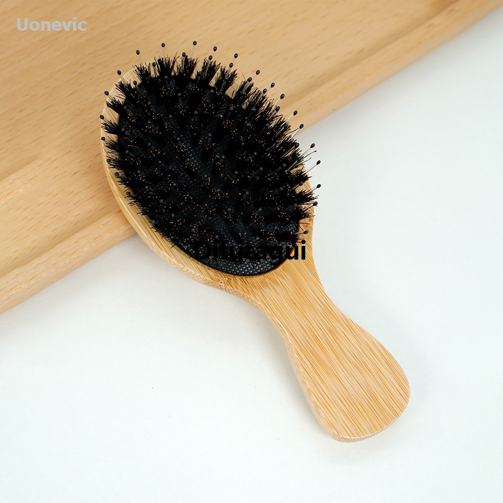 Difutagui Comb salon style, American wooden air cushion comb bristle hair brush, portable Hot Selling Bargain price natural bamboo comb, wild boar scalp untangled hair combing tool