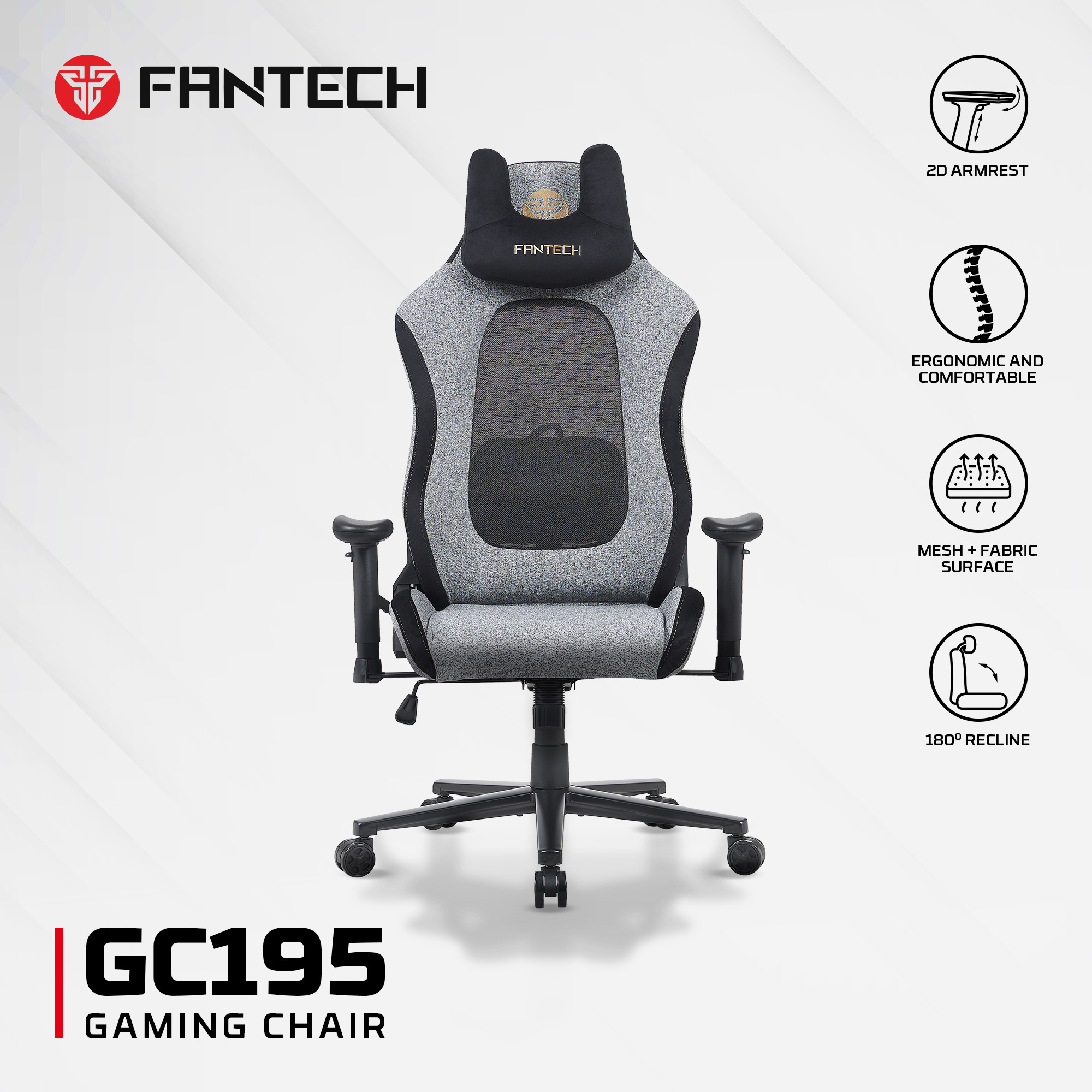 FANTECH GC195 Ergonomic Gaming Chair